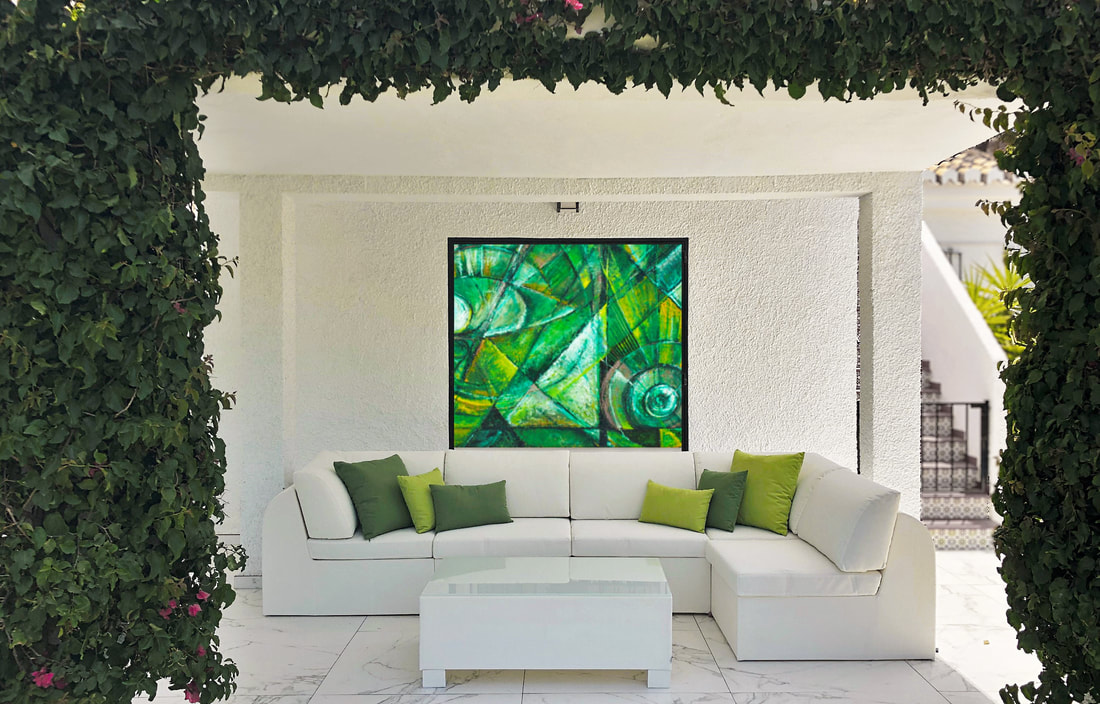 Picture of an outdoor sofa in Marbella